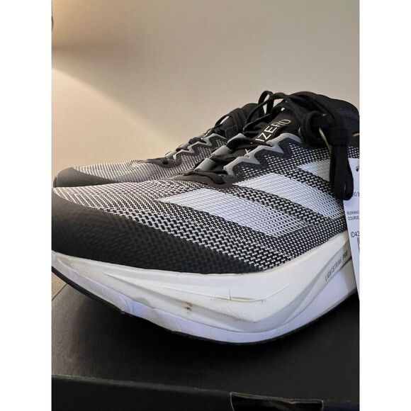 Adidas Adizero Boston 12 Running Shoes – Men’s Size 8 | Core Black / Carbon main image 5
